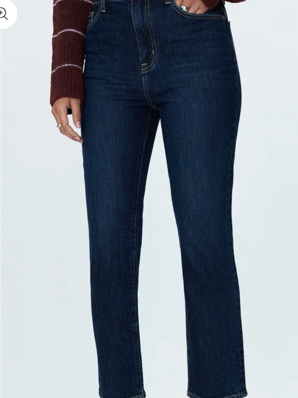 pistola Dark Indigo Straight Leg Jeans